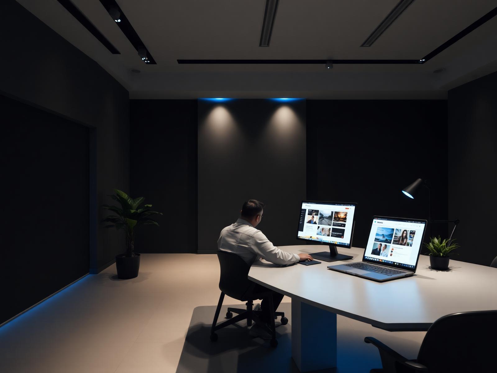 Hayatish Digital studio workspace